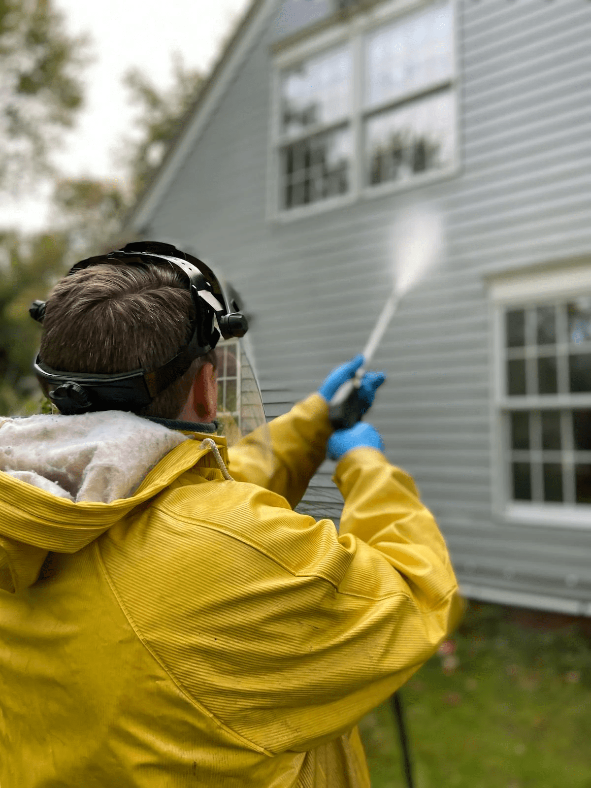 power-washing